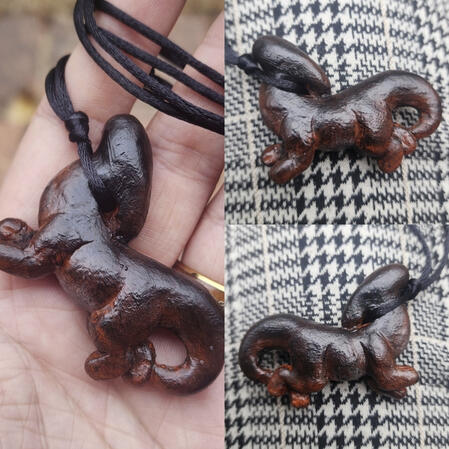 Clay Dinosaur Pendant